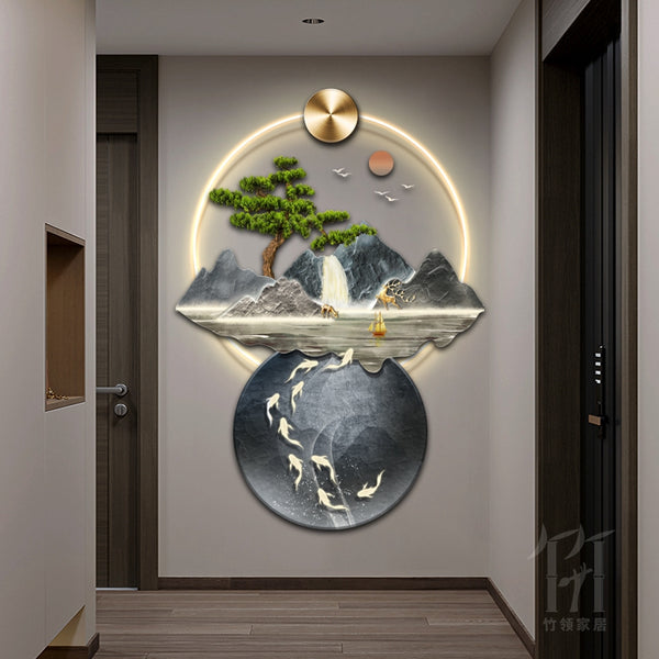 Acryl-Wandbild mit Beleuchtung Cycle  95cm x 120cm