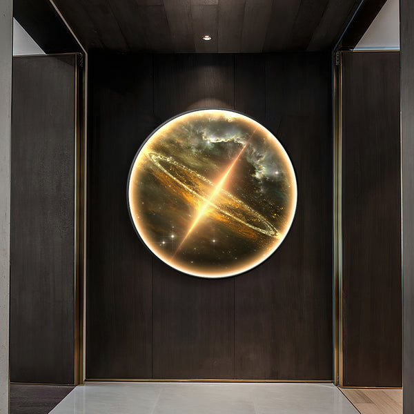 Acryl-Wandbild mit Beleuchtung Universum 100cm