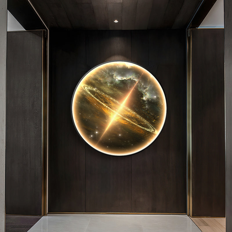 Acryl-Wandbild mit Beleuchtung Universum 100cm