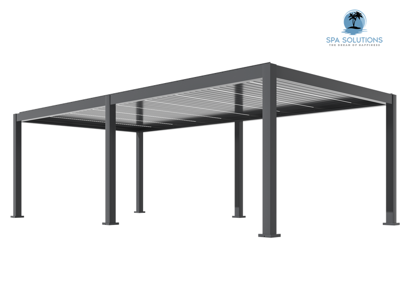 SkyMax Ultra Aluminium Pergola LED 4m x 8m motorisiert NEU