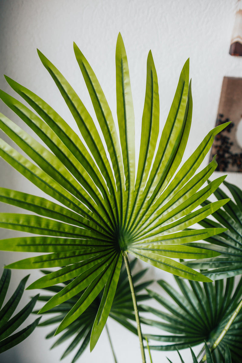 Artificial plant Fan palm Chamaerops Trachycarpus 140 cm